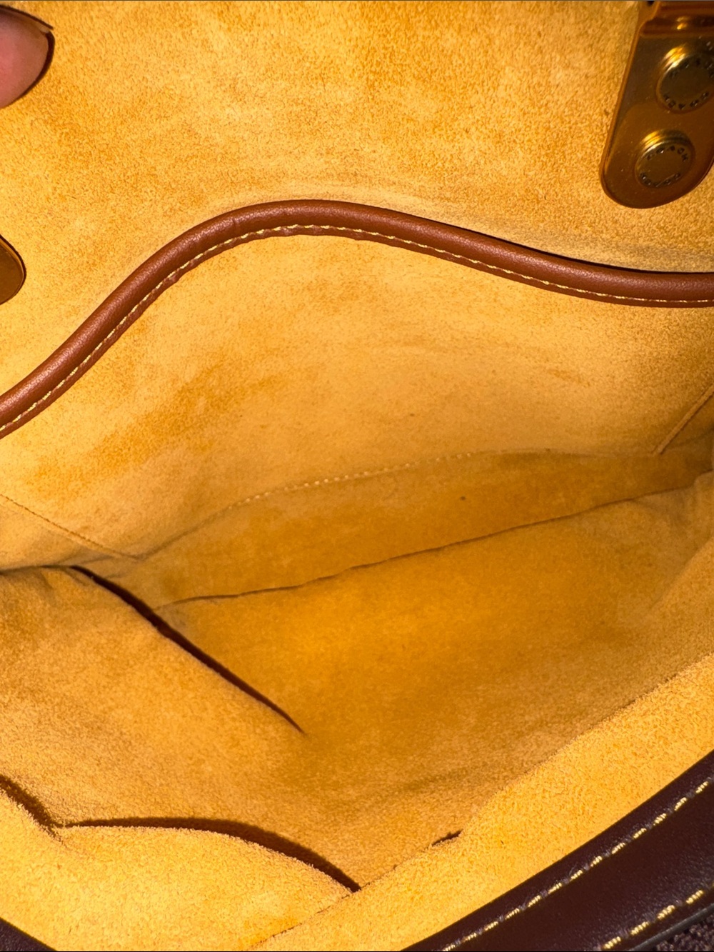 Coach Rogue 25 Regenerative Leather In Hay - Picture 11 of 16